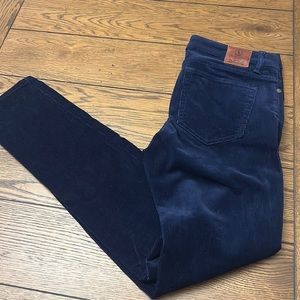 Ralph Lauren Sport, navy, blue corduroys, women’s size 8, like new